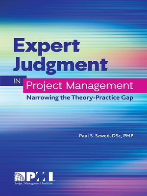 cover image of Expert Judgment in Project Management